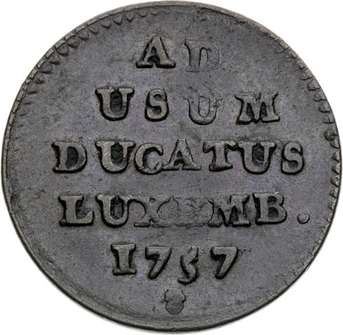Liard 1757 - back