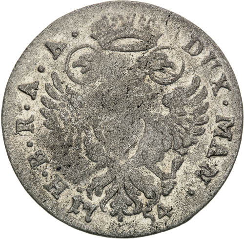 20 Soldi 1754 - back