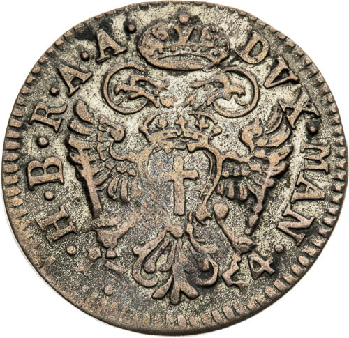 10 Soldi 1754 - back