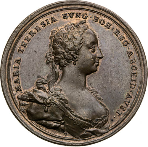 Medaile 1745 - avers