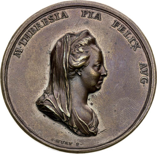 Medaila 1765 - averz