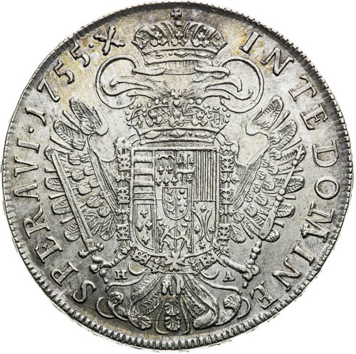 1/2 Tolar 1755 - revers