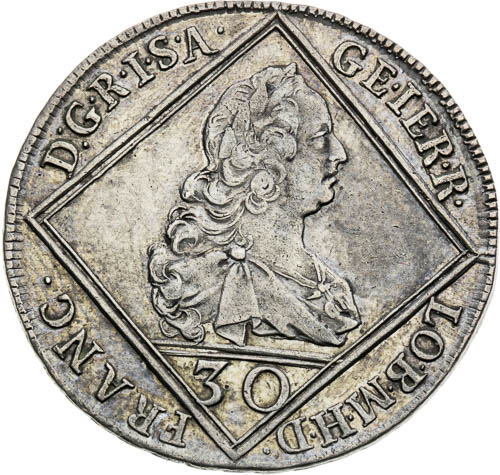 30 Krejcar 1752 - avers