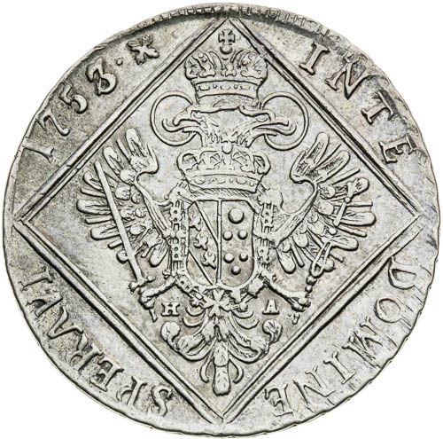 30 Krejcar 1753 - revers