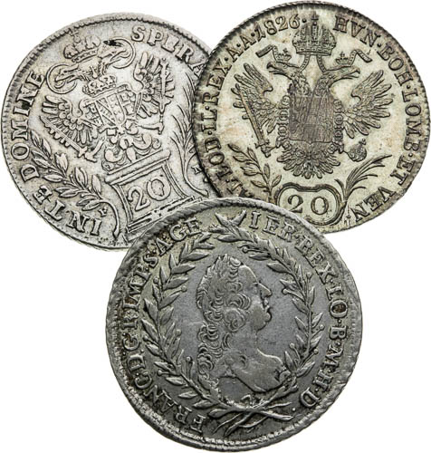 20 Krejcar (3 ks) - revers