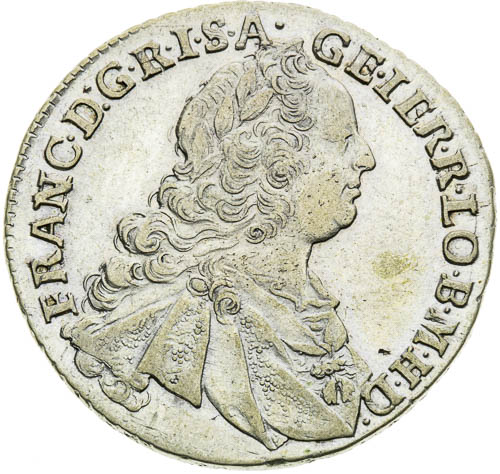 XVII Krejcar 1762 - avers