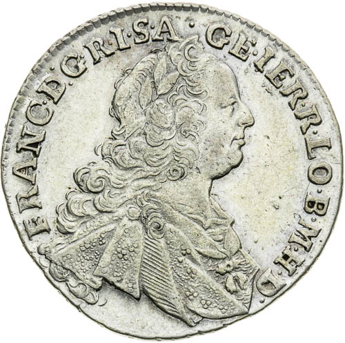 XVII Krejcar 1762 - avers