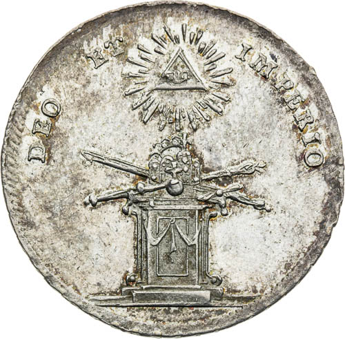 Silver Token 1745 - back