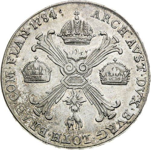 Tolar 1784 - revers