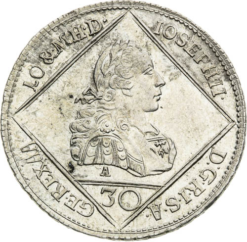 30 Krejcar 1768 - avers