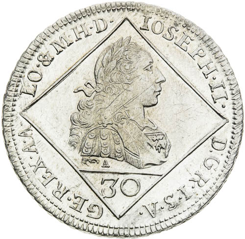 30 Krejcar 1769 - avers
