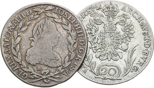 20 Krejcar (2 ks) - avers