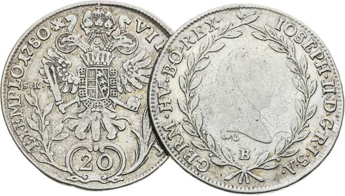 20 Krejcar (2 ks) - revers