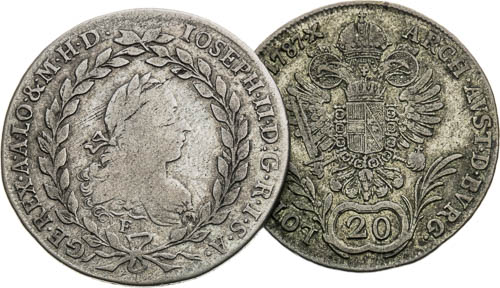 20 Krejcar (2 ks) - avers