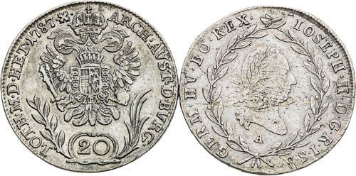 20 Krejcar (2 ks) - revers