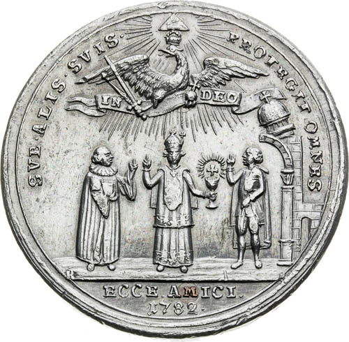 Medal 1782 - back
