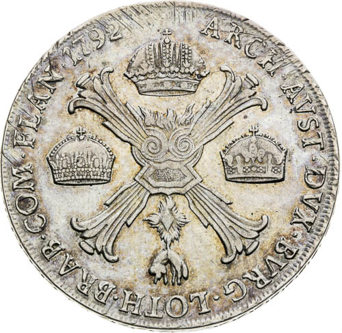 Tolar 1792 - revers