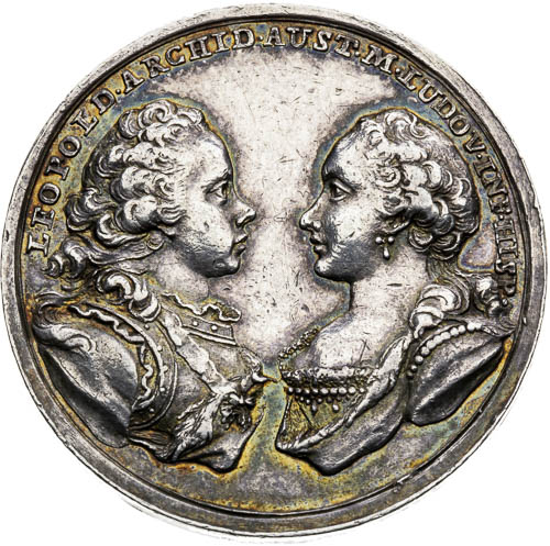 Stříbrná medaile 1765 - avers