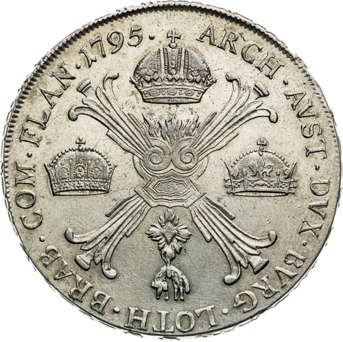 Křížový tolar 1795 - revers