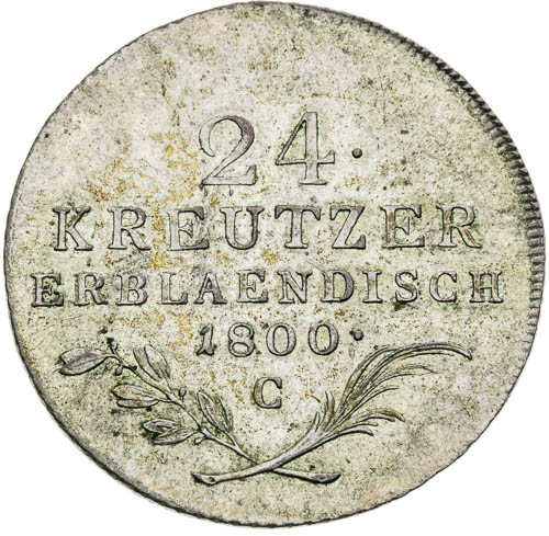 24 Kreutzer 1800 - back