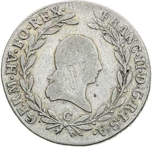 20 Kreutzer 1796 - front