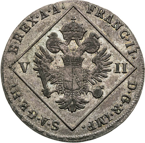 7 Krejcar 1802 - avers
