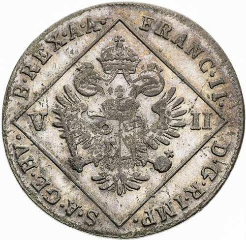 7 Krejcar 1802 - avers