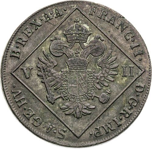 7 Krejcar 1802 - avers