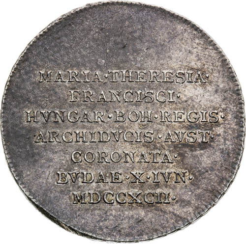 Silver Token 1792 - front