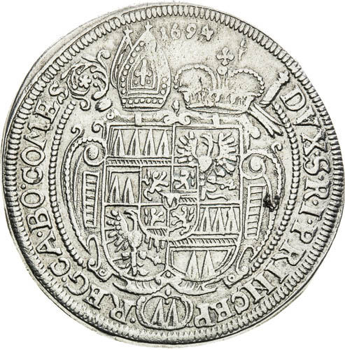 XV Kreutzer 1694 - back