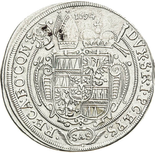 XV Kreutzer 1694 - back