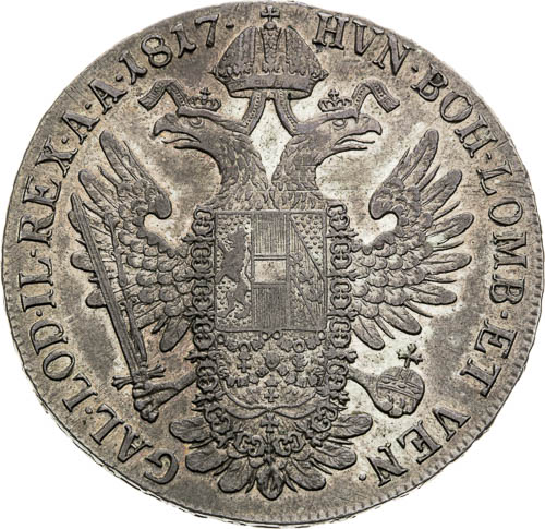 Tolar 1817 - revers