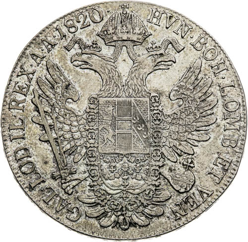 Tolar 1820 - revers