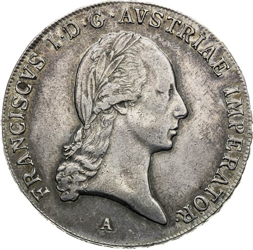 Tolar 1822 - avers
