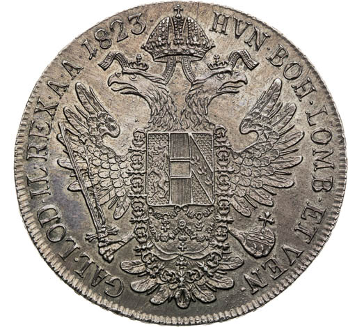 Tolar 1823 - revers