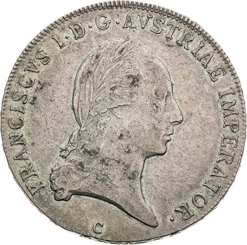 Tolar 1823 - avers