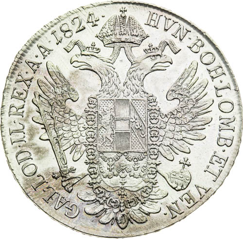Tolar 1824 - revers