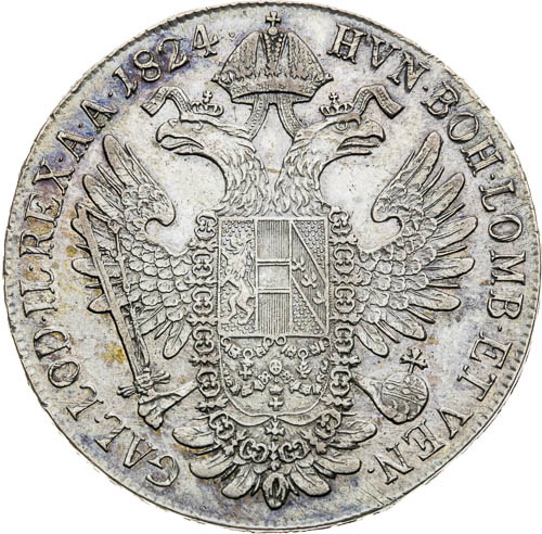Tolar 1824 - revers