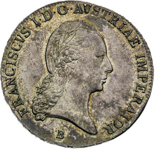 1/2 Tolar 1823 - avers