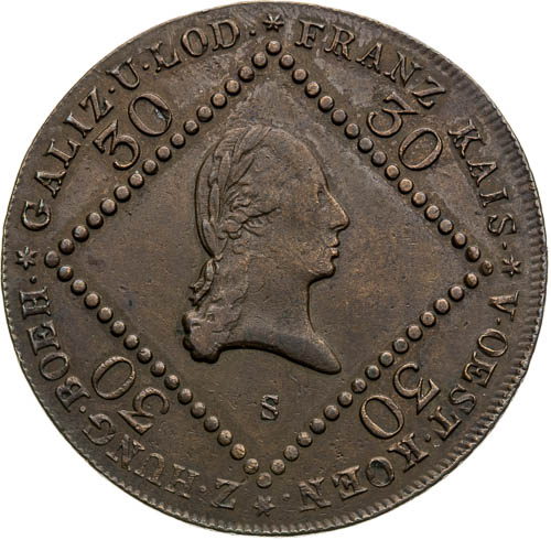 30 Krejcar 1807 - avers