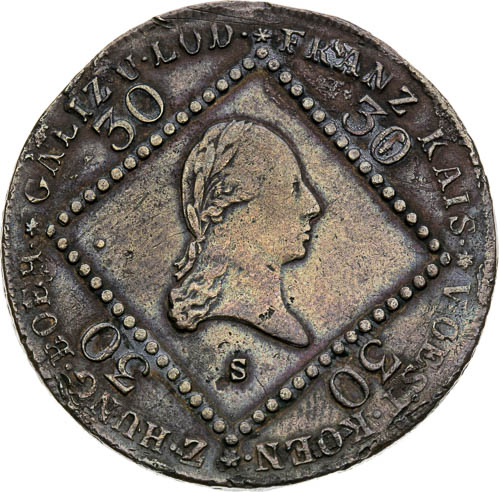 30 Krejcar 1807 - avers