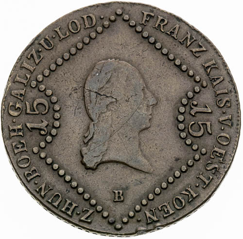 15 Krejcar 1807 - avers