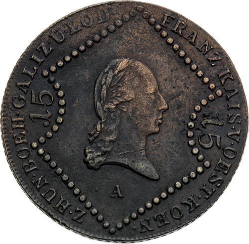 15 Krejcar 1807 - avers