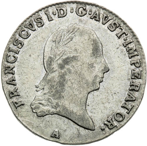 3 Krejcar 1820 - avers