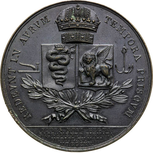 Medaile 1815 - revers