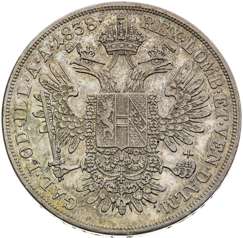 1/2 Tolar 1838 - revers