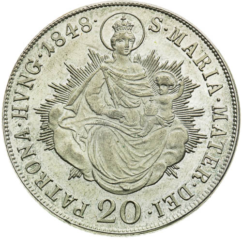 20 Krejcar 1848 - revers