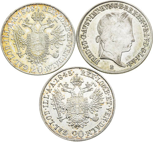 20 Krejcar (3 ks) - avers