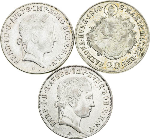 20 Krejcar (3 ks) - revers
