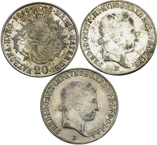 20 Krejcar (3 ks) - revers